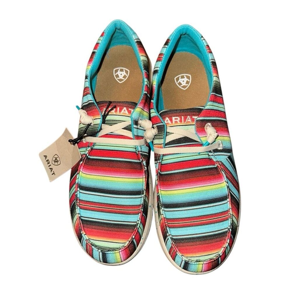 Ariat Hilo Serape Southwestern FLX Foam Moc Toe Shoes Womens 7.5 NEW - Picture 9 of 9